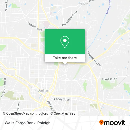 Wells Fargo Bank map
