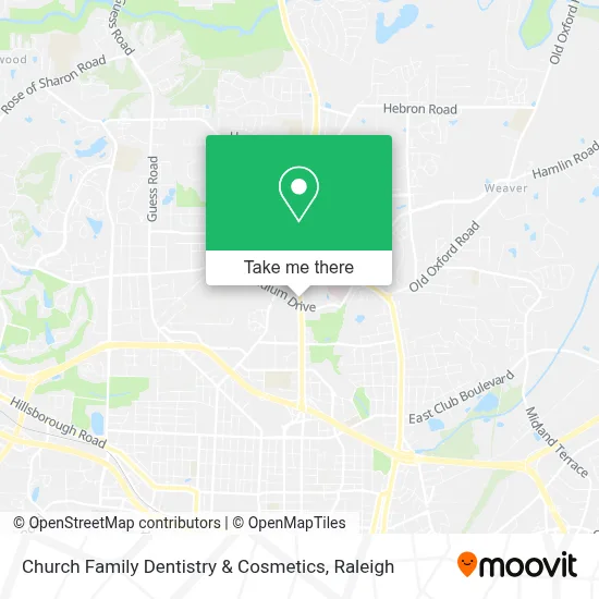 Church Family Dentistry & Cosmetics map