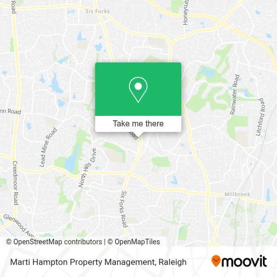 Marti Hampton Property Management map