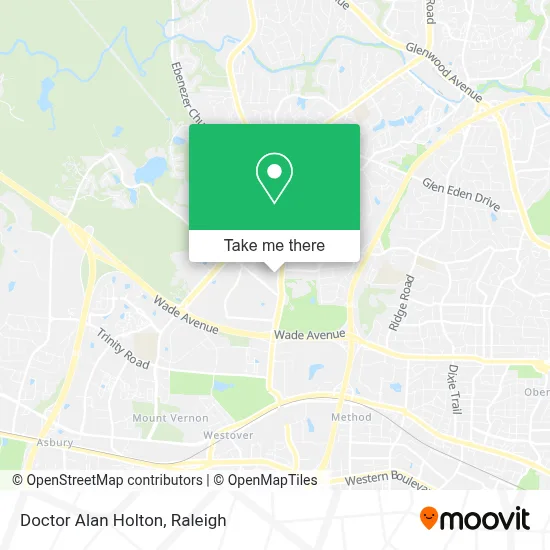 Doctor Alan Holton map