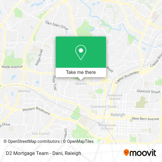 D2 Mortgage Team - Dani map