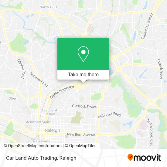 Car Land Auto Trading map