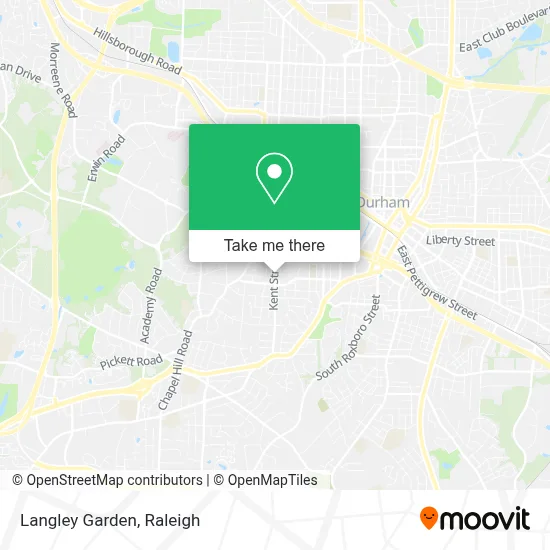 Langley Garden map
