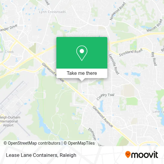 Lease Lane Containers map