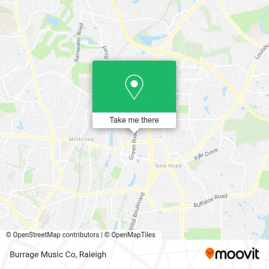 Burrage Music Co map