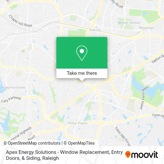 Apex Energy Solutions - Window Replacement, Entry Doors, & Siding map