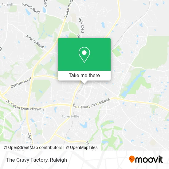 The Gravy Factory map