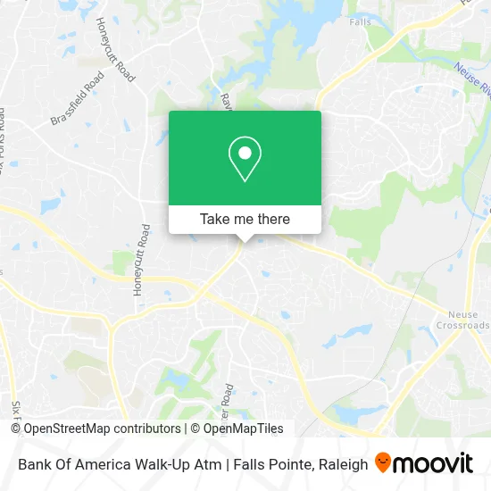 Bank Of America Walk-Up Atm | Falls Pointe map