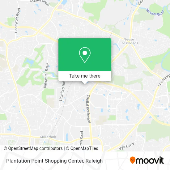 Plantation Point Shopping Center map