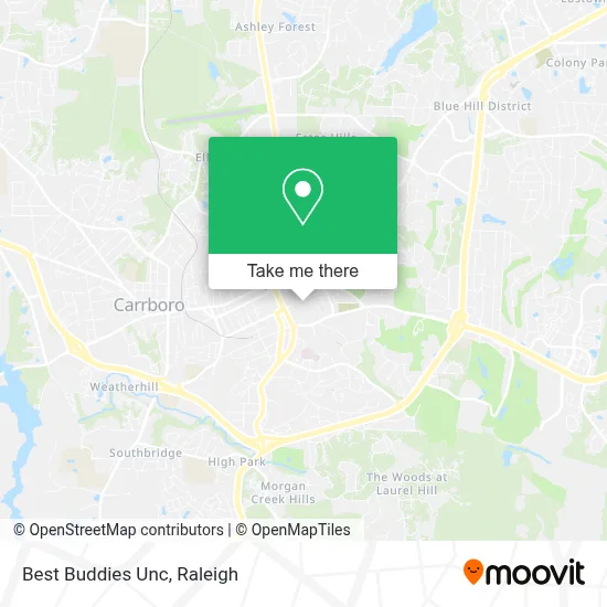 Best Buddies Unc map