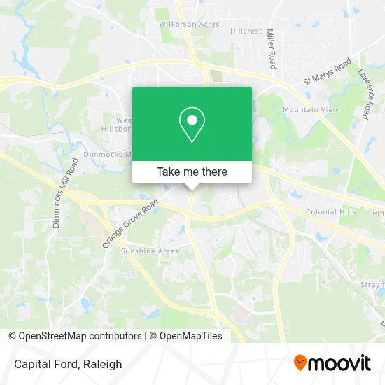 Capital Ford map