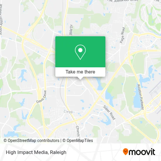 High Impact Media map