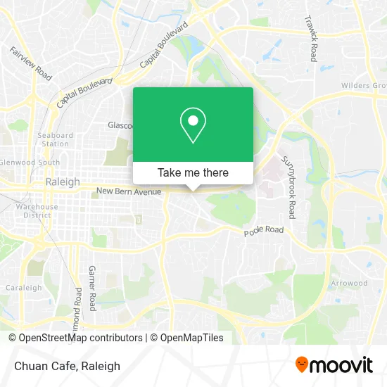 Chuan Cafe map