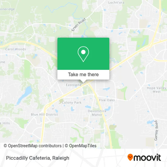 Piccadilly Cafeteria map
