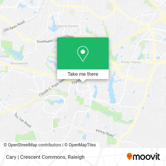 Cary | Crescent Commons map