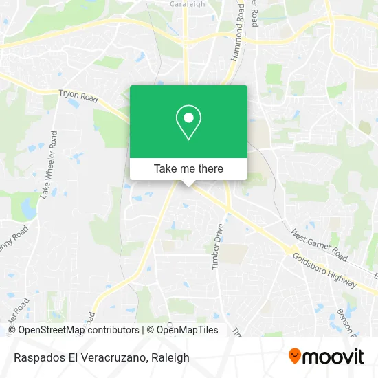 Raspados El Veracruzano map