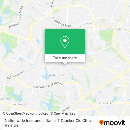 Nationwide Insurance: Daniel T Crocker Clu Chfc map
