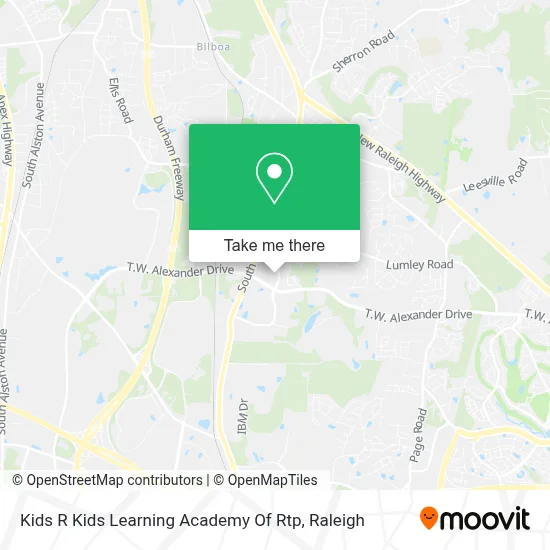 Kids R Kids Learning Academy Of Rtp map