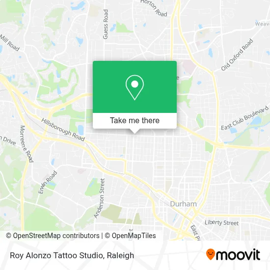 Roy Alonzo Tattoo Studio map