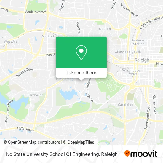 Nc State University School Of Engineering map