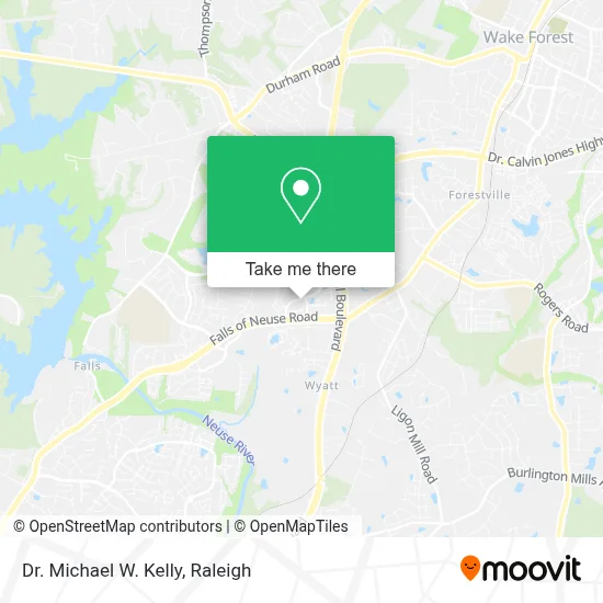 Dr. Michael W. Kelly map