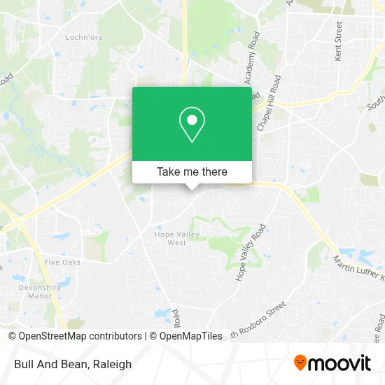 Bull And Bean map