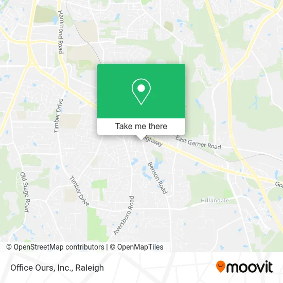 Office Ours, Inc. map