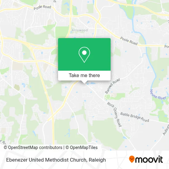 Ebenezer United Methodist Church map