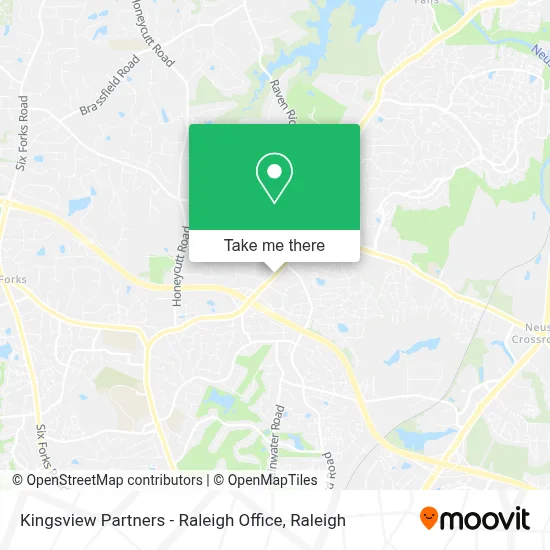 Kingsview Partners - Raleigh Office map