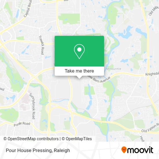 Pour House Pressing map
