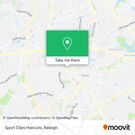 Sport Clips Haircuts map
