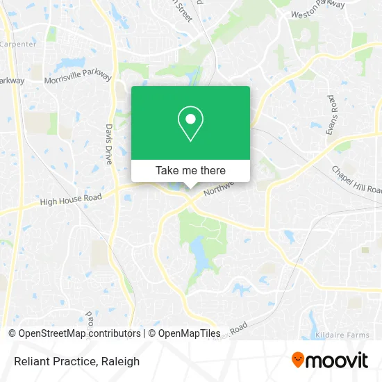 Reliant Practice map