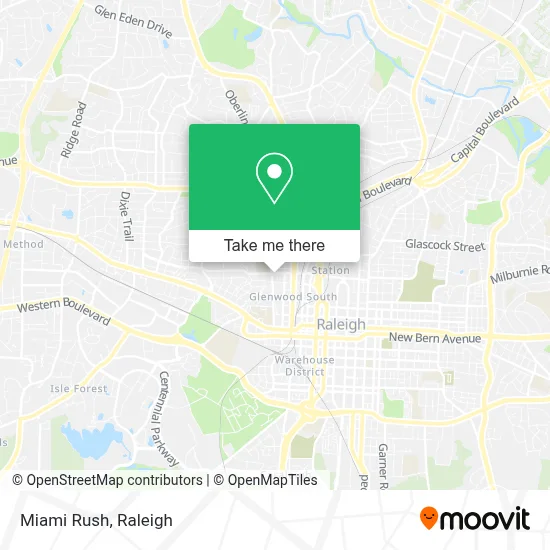 Miami Rush map