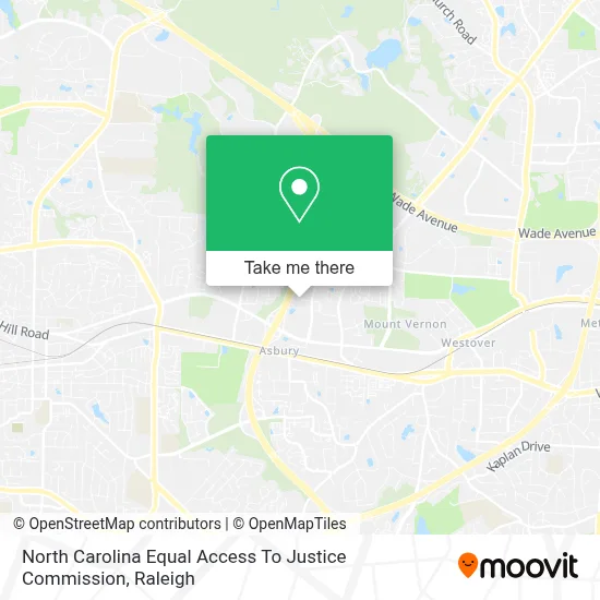 North Carolina Equal Access To Justice Commission map