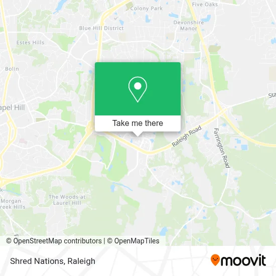 Shred Nations map