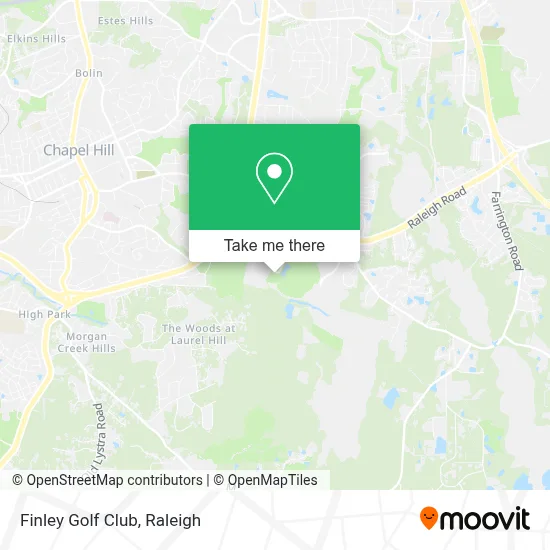 Finley Golf Club map
