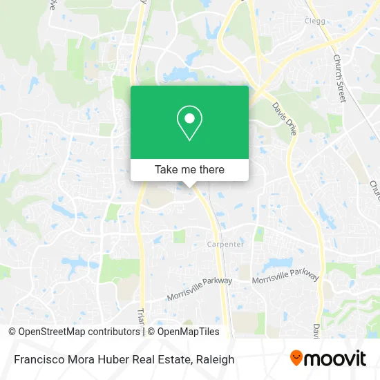 Francisco Mora Huber Real Estate map
