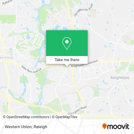 Western Union map