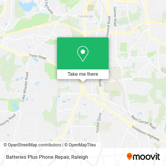 Batteries Plus Phone Repair map