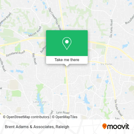 Brent Adams & Associates map