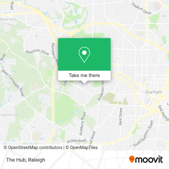 The Hub map