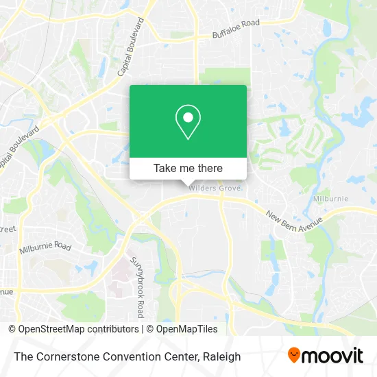 The Cornerstone Convention Center map
