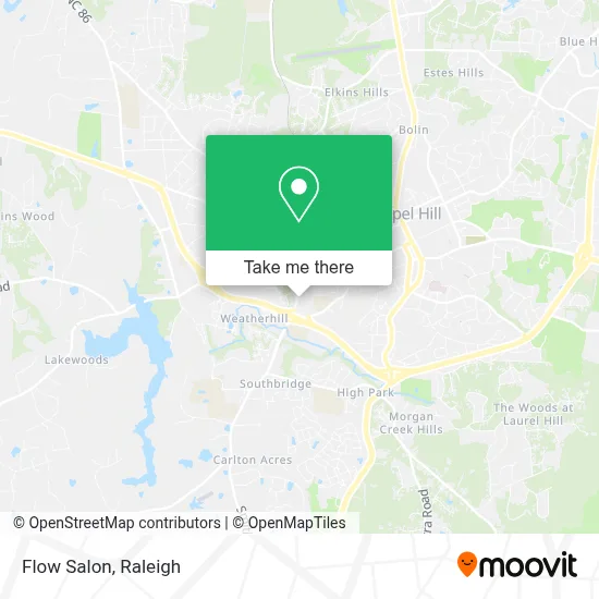 Flow Salon map
