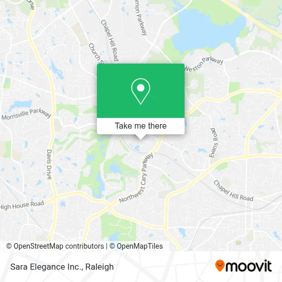 Sara Elegance Inc. map