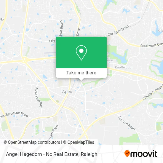Angel Hagedorn - Nc Real Estate map