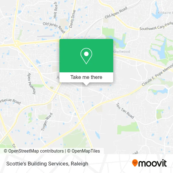 Scottie's Building Services map