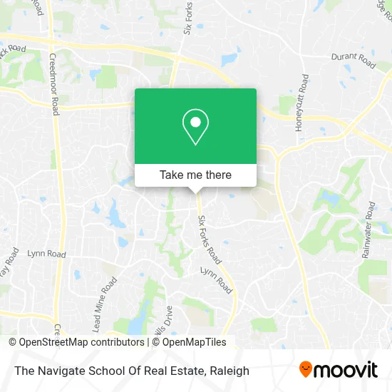 The Navigate School Of Real Estate map