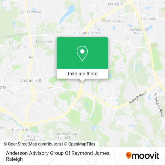 Anderson Advisory Group Of Raymond James map