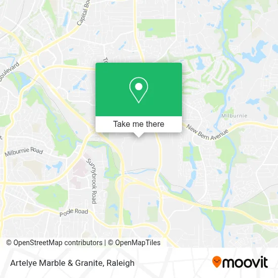 Artelye Marble & Granite map