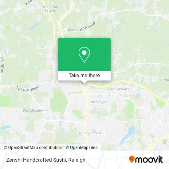 Zenshi Handcrafted Sushi map